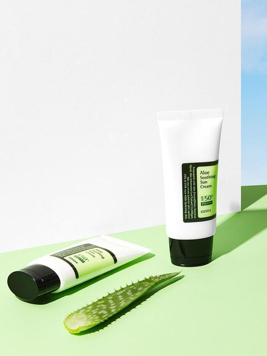 Cosrx - Crème solaire apaisante à l'aloès SPF50+ PA+++ 50ml